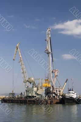 Port cranes