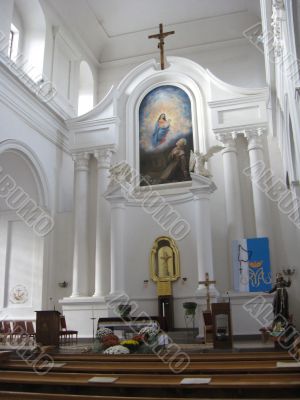 Hall in Catholic church