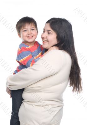 Mother with her child