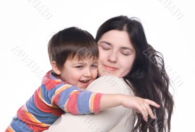 Mother with her child
