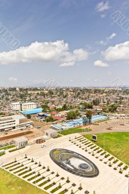 Aerial view of Addis Ababa