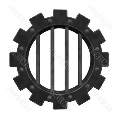 gear wheel prison window