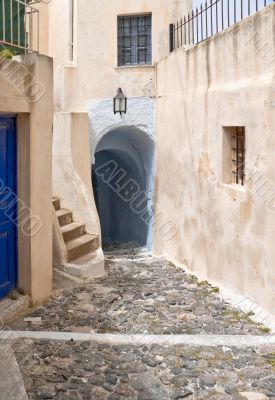 Arc of an entrance of the village