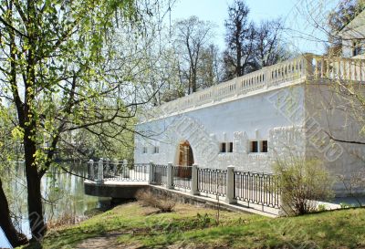 Palace among trees (detail)