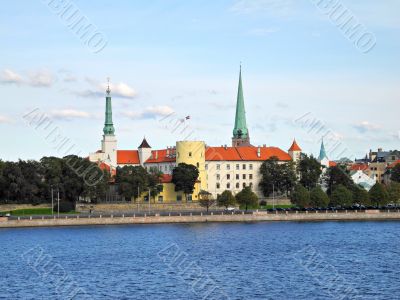 Riga Castle in Latvia 