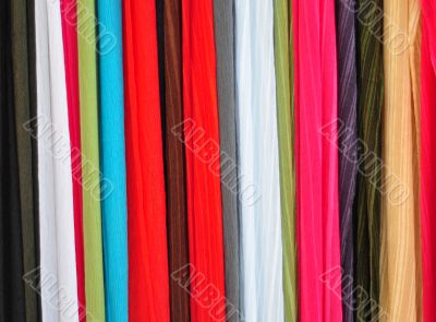 coloured fabrics