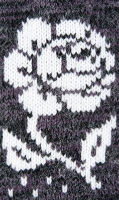 knitted gray background