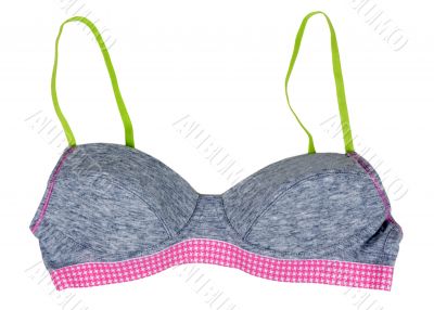 black teen cotton bra