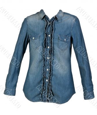 blue jean shirt