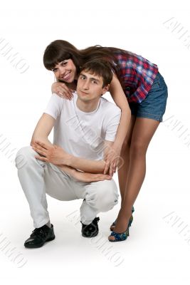 Portrait of a beautiful couple