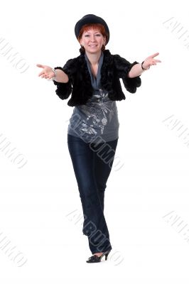 girl in the bowler hat