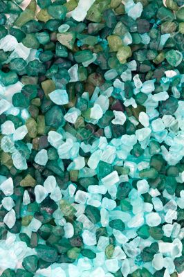 large blue bath salts