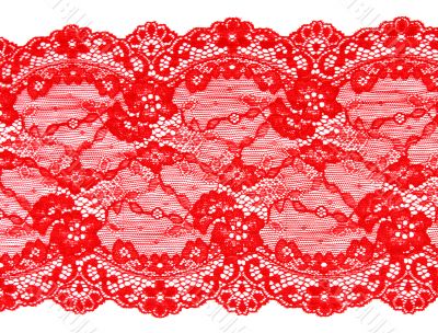 Red lace