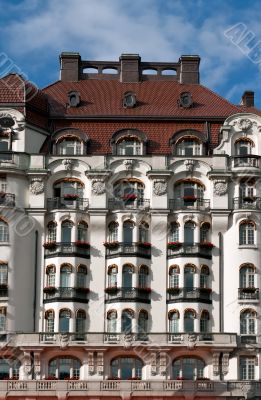 fassad beautiful old building