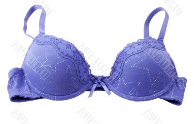 blue bra