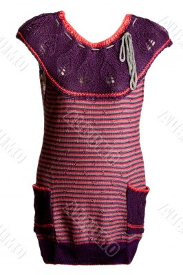 knitted woman`s dress