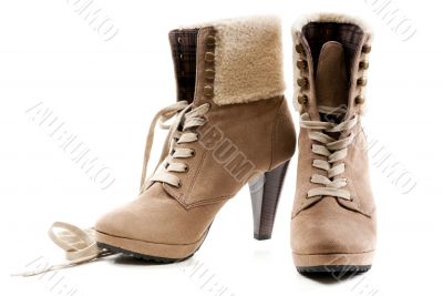 pair of women`s shoes