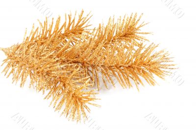 decorative golden branch