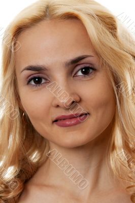 portrait of a beautiful blonde