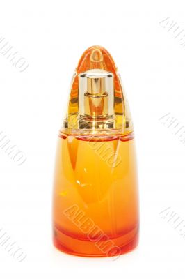 Yellow perfume bottle