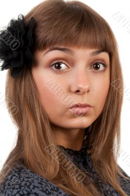 portrait of a young beautiful girl