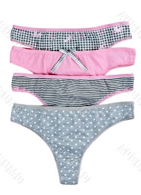 four striped pants with a pattern 