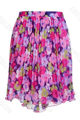 colored women`s skirt