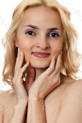 portrait of a beautiful blonde