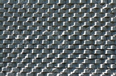 bulk of the old brick wall