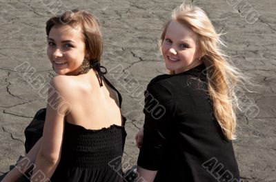 Two beautiful girls