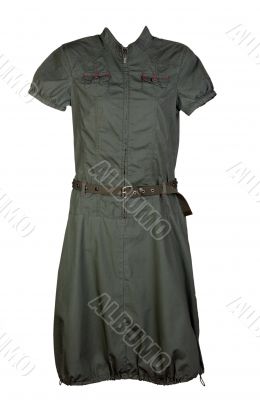 Women`s dress khaki