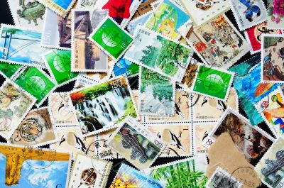 Collection of Chinese stamps