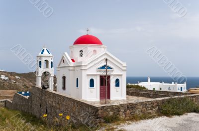 Red cupola church