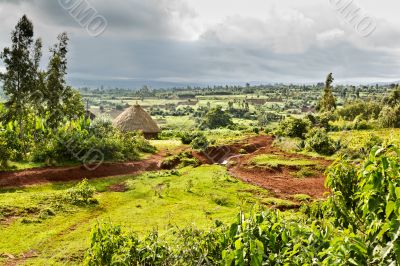 Ethiopian rural landscape