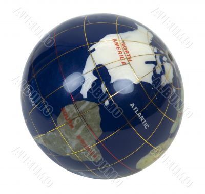 Gobe of Iinlaid Stone