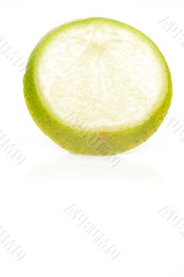 Slices of fresh and juicy lime