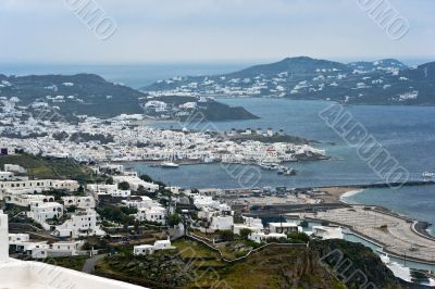 Mykonos island view