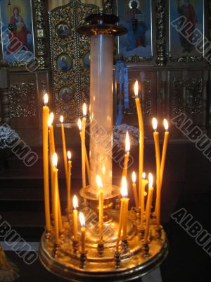 Church candles