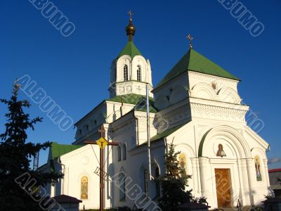 The beautiful Nikolaevskaya church in Radomyshl