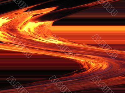 Abstract background with fiery shades