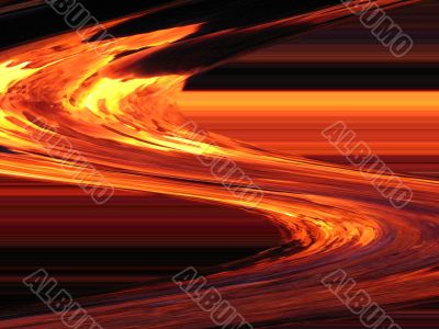 Abstract background with fiery shades