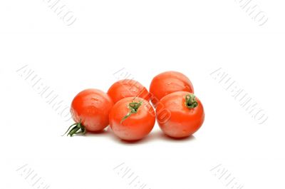 Fresh red cherry tomatoes