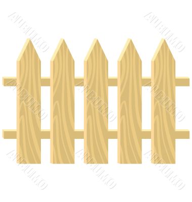 wooden fence