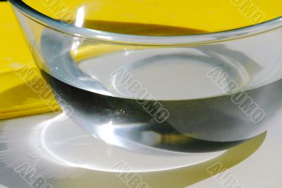vessel with water