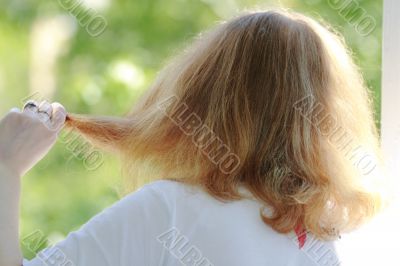 girl's hair