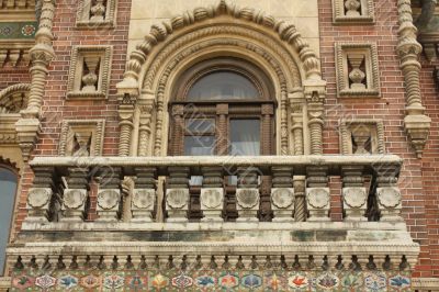 Balcony of Igumnov House in Moscow