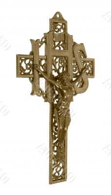 Brass Crucifix 