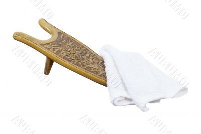 Shoe Wedge and Cloth