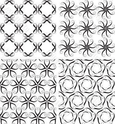 Four seamless patterns