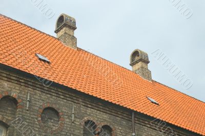 Roof of an old monastery